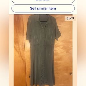 Silk-Like Breezy Dress.